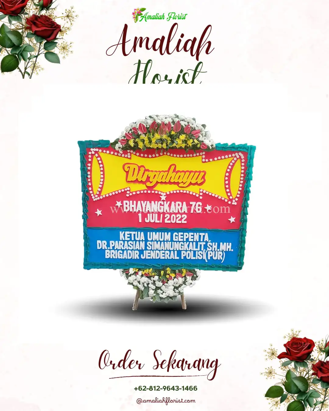 Papan Bunga HUT Ulang Tahun Pulau Banyak Barat